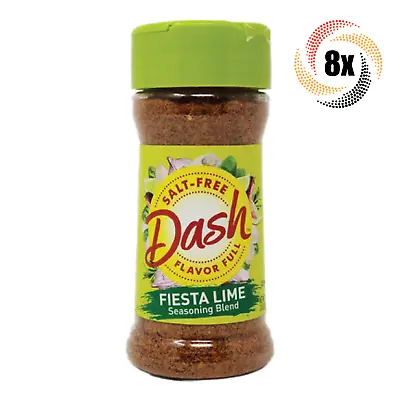 8x Shakers Mrs Dash Flavor Full Salt Free Fiesta Lime Seasoning Blend 2.4oz • £34.14