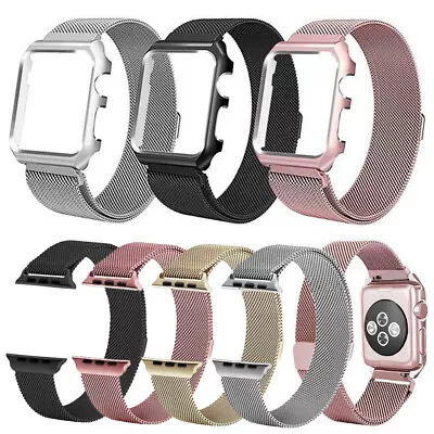 $14.95 • Buy For A Pple Watch Magnetic Milanese Loop Mesh Band IWatch Strap SE 38 42 40 44mm
