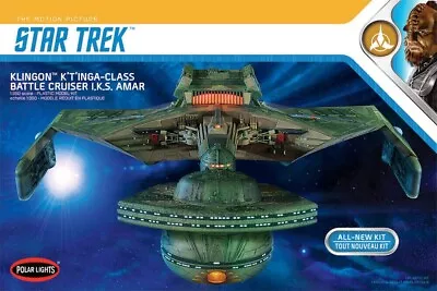 Polar Lights 1/350 Star Trek Klingon K't'inga Plastic Model Kit POL950/06 • $104.99