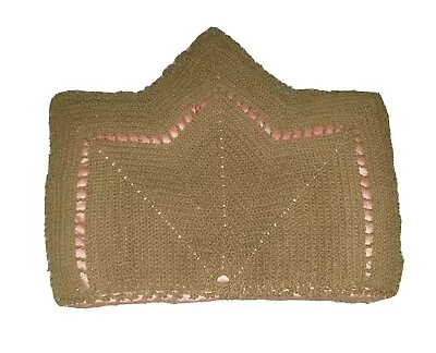 £7.99 • Buy Rare Vintage 40's Tea Cosy. Hand Crocheted Cotton With Pink Silk Lining