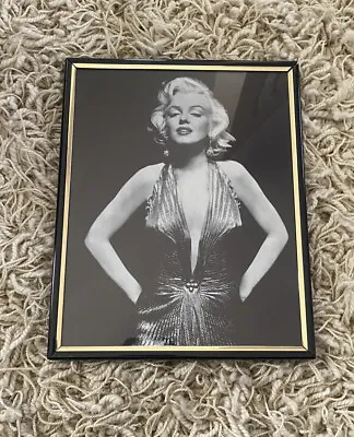 Marilyn Monroe Framed 8x10 Picture Black And White • $15