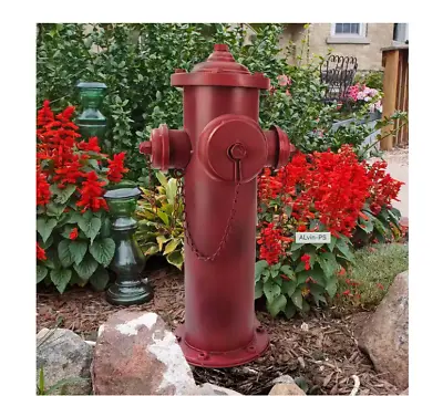 $100.99 • Buy Vintage Metal Fire Hydrant Statue Large