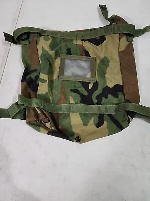 US Military MOLLE Main Pack Radio Pouch Woodland Camo • $8