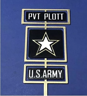 US Army Cake Topper Personalized Custom Military Cake Toppers • $15.50