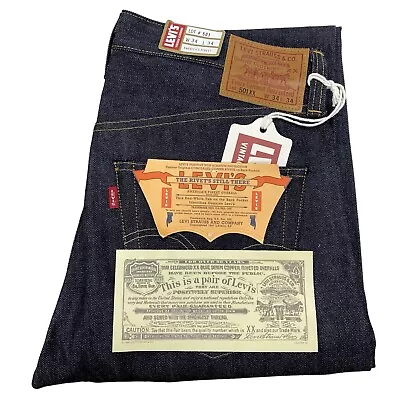 Levi's Vintage Clothing 1947 501 Jeans Size 34 X 34 Made In Japan Selvedge LVC • $259.99