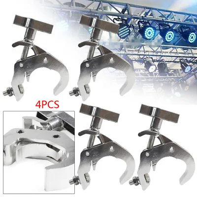 4Pcs Heavy Duty Aluminum Alloy Light Truss Clamps DJ Lighting Stage Clamp Hook • $35.20