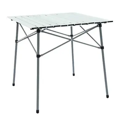 Camping Table Aluminium Rollup Lightweight Picnic Foldable 70x69x69cm REF:HB • £19.99