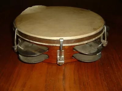 Vintage Tambourine Double Row Unmarked 10 1/2  Wide • $40