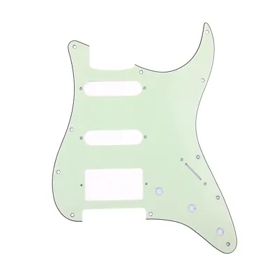 £14.20 • Buy HSS 3Ply Guitar Pickguard Scratch Plate Mint Green For Fender Strat Replacement