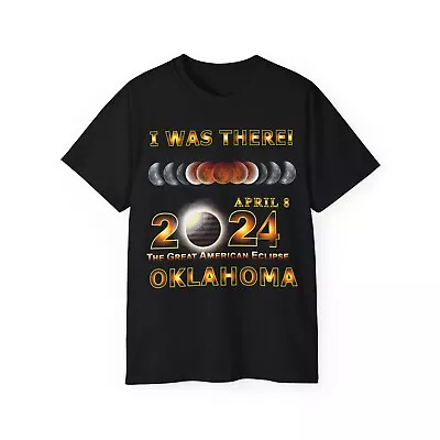 Classic - Total Eclipse - 2024 - I Was There W Yellow Outline - OKLAHOMA • $21.60