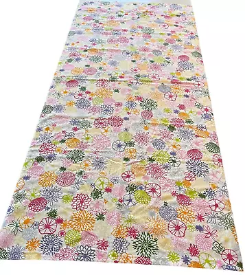 Ikea Renate Flora Curtains 2 Drapes Rod Pocket Floral Multicolor 57 X 64  Shabby • £19.27