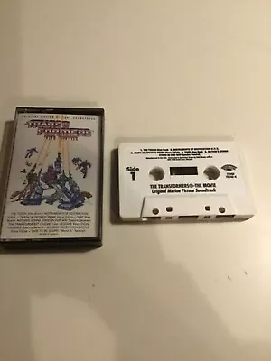 The Transformers The Movie Original Motion Picture Soundtrack Cassette Tape • $68.75