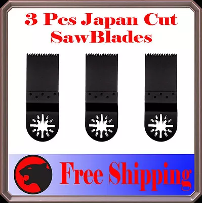 3 Japan Tooth Cut Oscillating Multi Tool Saw Blade For Bosch Dremel Ridgid Ryobi • $7.99