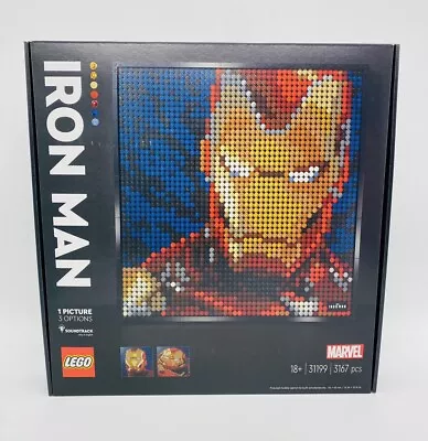 LEGO Art: Marvel Studios Iron Man (31199) - Brand New! • $225