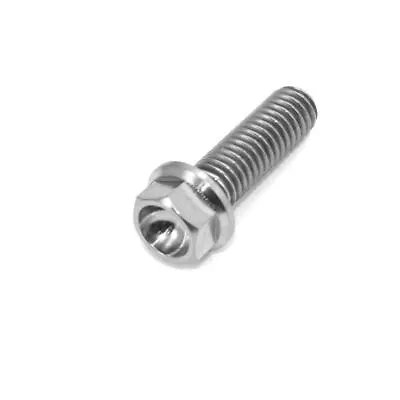 M7 X 20 Titanium Hex Flange Bolt Screw Gr5 Thread Pitch X 1.0 Packs • £3.74