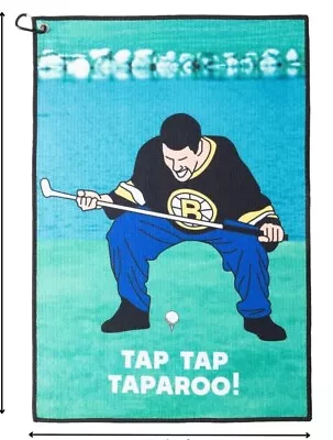 NEW Happy Gilmore Microfiber Golf Towel  Tap Tap Taparoo  ~ 23.5  × 15.5  • $15.99