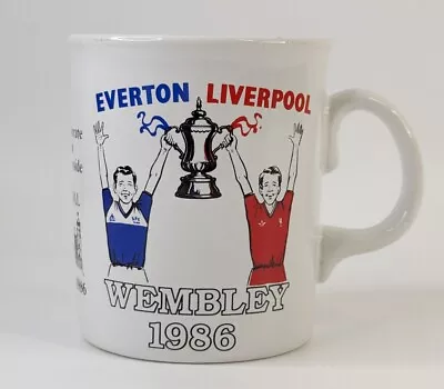 Everton Vs Liverpool 1986 Mug First All Merseyside FA Cup Final Wembley EFC LFC • £14.99
