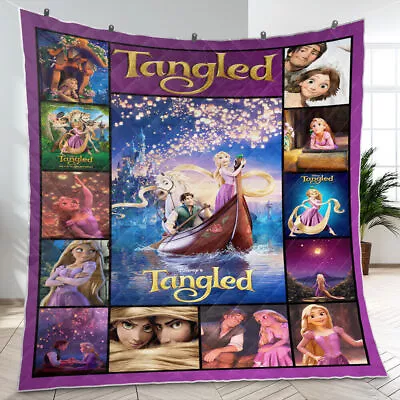 Tangled Quilt Tangled Movie Quilt Blanket • $59.95