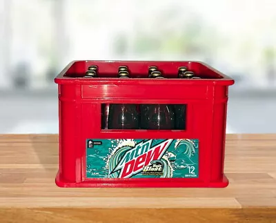 Mtn Dew Baja Blast Crate Bottle Opener 12 Case Fridge Magnet Desk Paperweight • $12.99