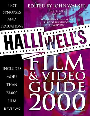 Halliwell� S Film And Video Guide 2000 Paperback Book The Cheap Fast Free Post • £4.60