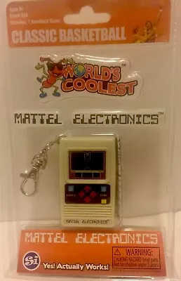 World’s Coolest Mattel Electronics Classic Basketball Keychain Game • $12.99