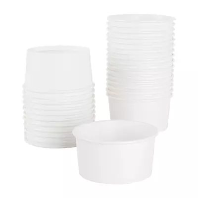 Karat Earth Eco-Friendly 6oz Paper Food Container (90.8mm)  White - 1000 Ct • $95.25