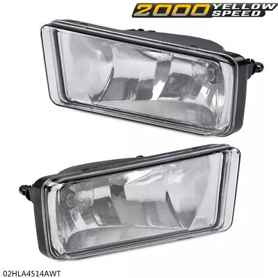 Pair Fog Lights Fit For 07-13 Chevy Silverado Tahoe Suburban Bumper Lamps • $20.08