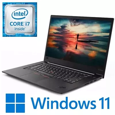 $900 • Buy Lenovo ThinkPad X1 Extreme I7 8750H 512G NVMe 15.6  FHD GTX 1050Ti Win 11 Pro