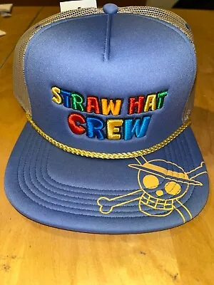 One Piece Straw Hat Crew Trucker Luffy Cap Manga Cosplay SnapBack Japan Vans Hat • $144.95