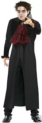 Gothic Underlord Vampire Dracula Black Fancy Dress Up Halloween Adult Costume • $19.95