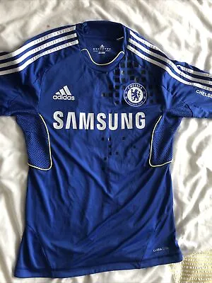 £8 • Buy Adidas Samsung Chelsea 2011 - 2012 Training Shirt Blue Medium 36/38 Jersey