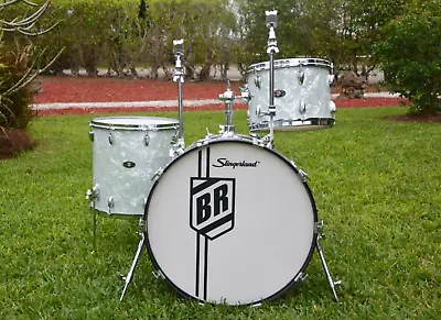 BEAUTIFUL 90's SLINGERLAND NASHVILLE USA BUDDY RICH 24/13/16 WMP DRUM SET! J986 • $2519.95