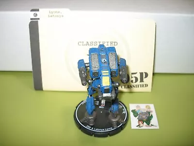 =Mechwarrior STORMHAMMER Latonya Lyons 118 Vulture With Dossier 14 = • $15