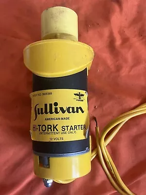 SULLIVAN No. 600 HI-TORK 12 Volt Model Airplane Engine Starter Working • $25