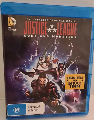 Justice League: Gods And Monsters Blu-Ray Free Shipping • $19.95