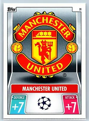 Club Badge 2021 Topps Match Attax Manchester United #28 • $2.99