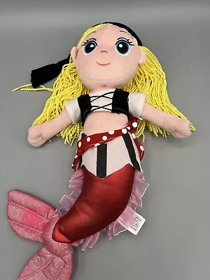 2014 Fiesta Soft Plush Girl Pirate Mermaid Doll 16” Blonde With Red Fin • $9.99