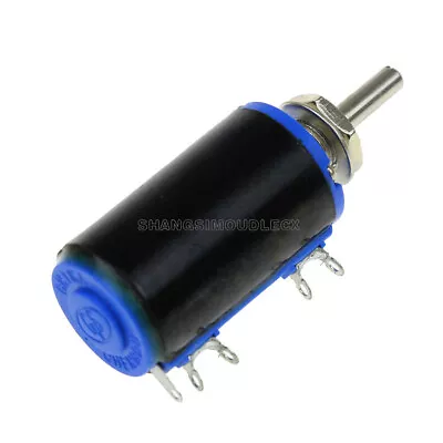 WXD3-13-2W 10K Ohm Multiturn Wirewound Potentiometer Adjustable Resistor NEW • $1.44