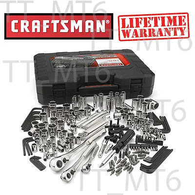Craftsman 230-Piece Silver Finish Standard Metric Mechanics Tool Set 230 Pc #165 • $153.88