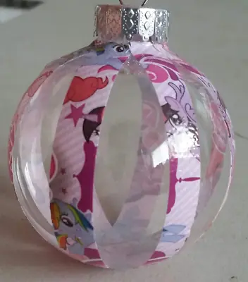 My Little Pony Christmas Ball Plastic Ornament Handmade • $9.99