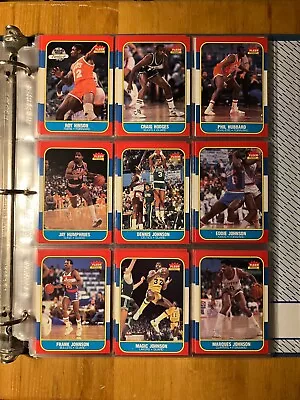 1986-87 Fleer Basketball Partial Set 131/132 - No Jordan • $791