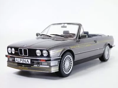 BMW Série 3 E30 ALPINA C2 2.7 Cabriolet Gris 1/18 • $79.99