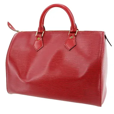 LOUIS VUITTON LV Speedy 30 Used Handbag Epi Leather Red M43007 Vintage #AG677 Y • $466.53