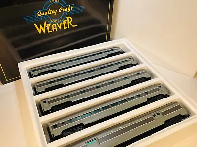 NIB 1990s Weaver Gold Ed O Scale Union Pacific Aluminum 5-Car Passenger Set • $41