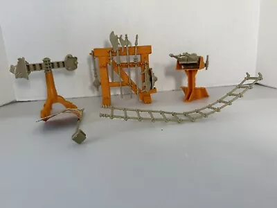 MOTU Castle Grayskull Weapons Rack Ladder Trainer Laser  Flag Lot Mattel • $45