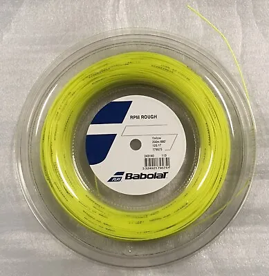 Babolat RPM Blast ROUGH 17 1.25mm 660ft 200m Reel Tennis YELLOW String NADAL • $195