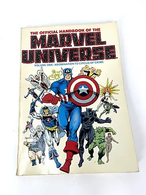 Official Handbook Of The Marvel Universe Volume 1 1986 1st TPB Softcover • $13.72