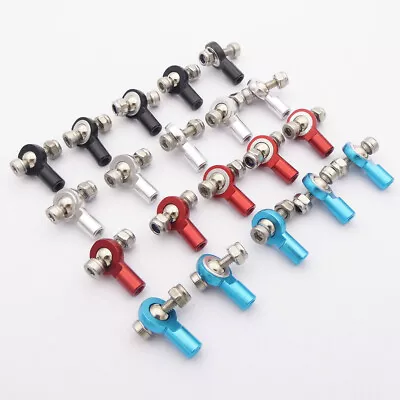 10x M3 3mm Linkage End Tie Rod End Metal Ball Head Joint For RC Car Helicopter • $22.73