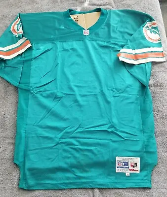 Wilson Sport Authentic Proline 1990's NFL Miami Dolphins Blank Jersey Size 50 • $90