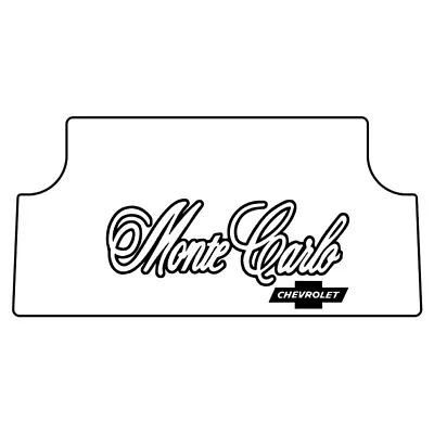 Trunk Floor Mat Cover For 73-77 Chevy Hi-Definition Rubber W/G-019 Monte Carlo • $351.49